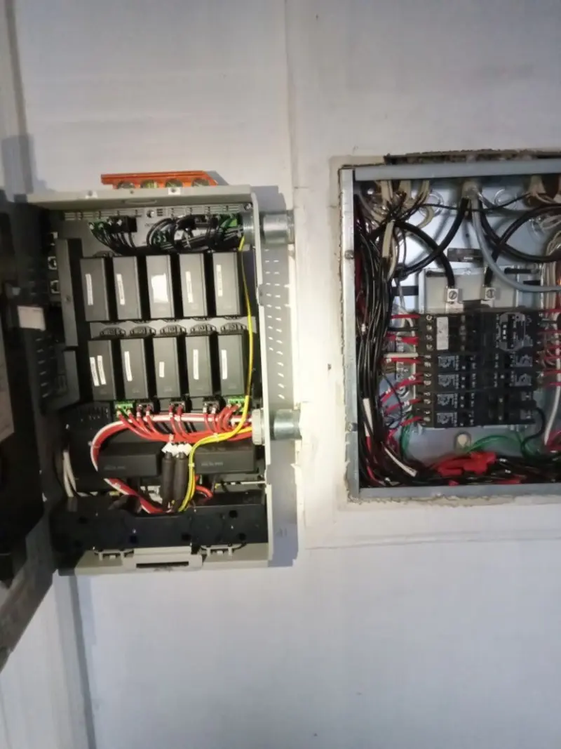 Electrical panel upgrade completed for Indoor Lighting Installation in Bondurant